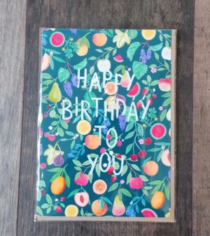 A5 Greeting Card - Fruity Happy Birthday To You (GC036A5)