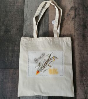 Original Tote Bag - Dream Big (Flying Penguin)