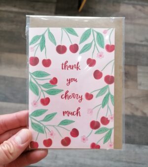 A6 Greeting Card - Thank You Cherry Much (GC009)