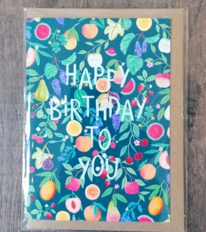 A6 Greeting Card - Fruity Happy Birthday To You (GC036)