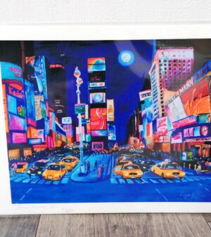 A4 Unmounted Giclee Print -  Times Square, NYC