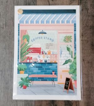 Original Unframed A3 Print - Coffee Shop