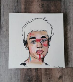 Original Painting on Canvas - The Only Man (50cm x 50cm)