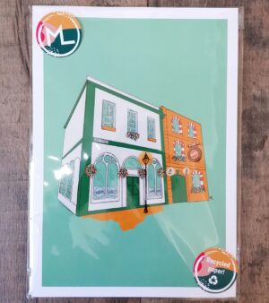Original Unframed A4 Print - Small Bar, Bristol
