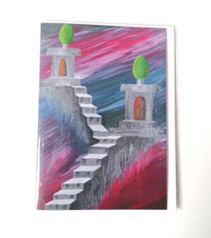 5" x 7" Greeting Card - The Lost Realm Of Alvaron - By Artist Paul Saville