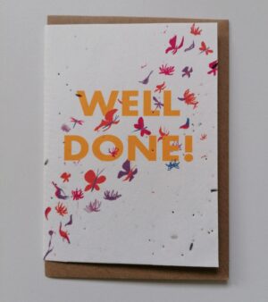 A6 Plantable Greeting Card - Well Done!