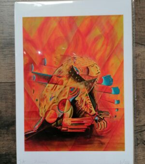 A4 Limited Edition Giclee Print - Monkey