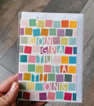 A6 Greeting Card - Square Congratulations - ABB101