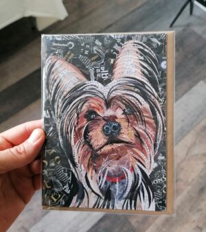 5" x 7" Greeting Card - Yorkshire Terrier