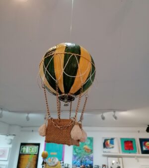 Handmade Ornamental Balloon - Large Size (13cm Diameter) - Green