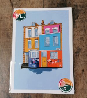 Original Unframed A4 Print - Stokes Croft (Colourful Building)