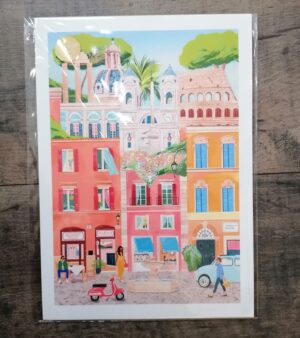 Original Unframed A4 Print - Rome, Italy