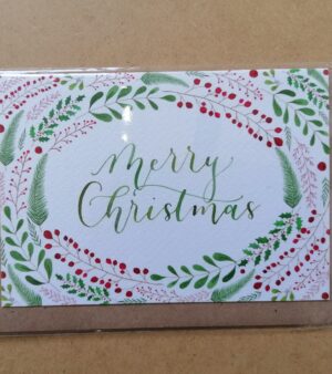 A6 Xmas Greeting Card - Merry Christmas (#CH3)