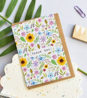 A7 Greeting Card - Thank You (#MC-T2)