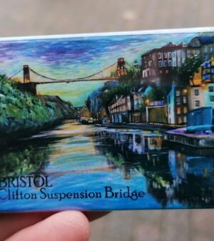 Bristol magnet - Clifton Suspension Bridge At Twilight