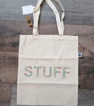 Original Organic And Fair Trade Cotton Tote Bag - Stuff (#TB-STUFF)