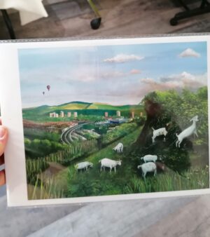 A4 Giclee Print - Goats of Purdown (Birstol)