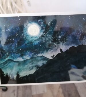 A5 Giclee Print - Wolf Cry