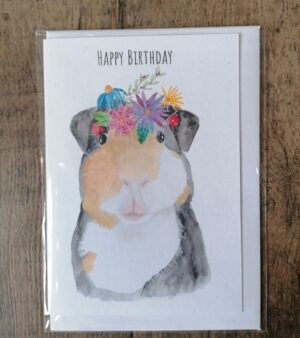 A6 Greeting Card - Happy Birthday Guinea Pig