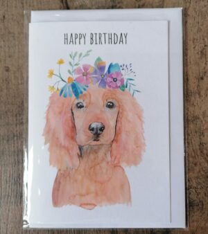 A6 Greeting Card - Happy Birthday Spaniel