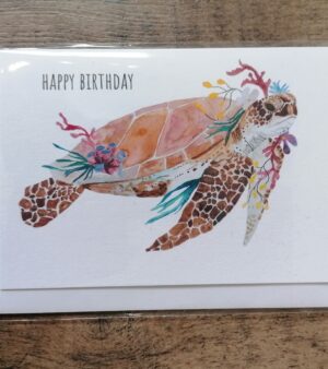A6 Greeting Card - Happy Birthday Turtle