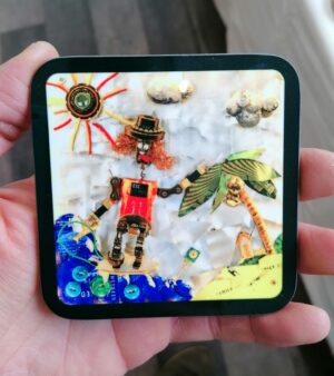 Robot Coaster - Hang Loose Surfing Robot (Escape To Paradise)
