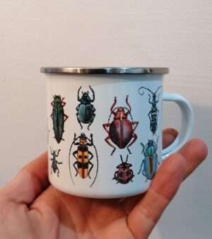 Enamel Mug - Beetles