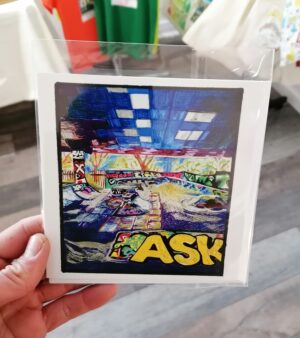 14cm x 14cm Greeting Card -  M32 Skatepark