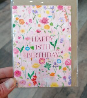 A6 Greeting Card - Happy 18th Birthday (SPDGC085)