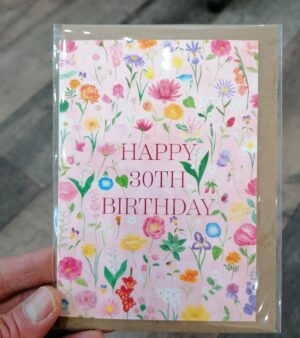 A6 Greeting Card - Happy 30th Birthday (SPDGC087)