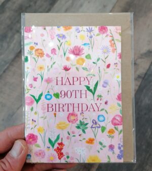 A6 Greeting Card - Happy 90th Birthday (SPDGC093)