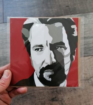 Square Celebrity Greeting Card - Alan Rickman