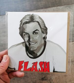 Square Celebrity Greeting Card - Flash Gordon