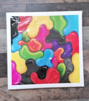 60cm x 60cm Limited Edition Giclee Print - "Merge"