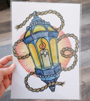 A4 Print - Lantern