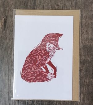 A6 Greeting Card - "Fox"(C-C047)