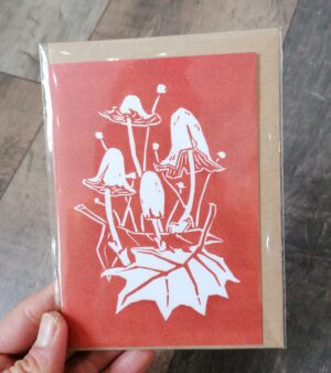 A6 Greeting Card - "Fungi Forest"(C-C050)
