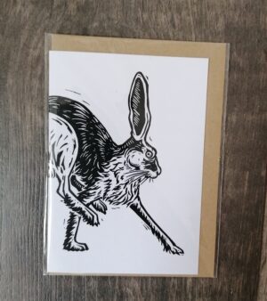 A6 Greeting Card - "Hare"(C-C045)