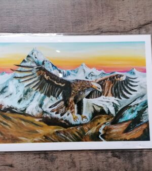 A4 Limited Edition Giclee Print - Golden Eagle