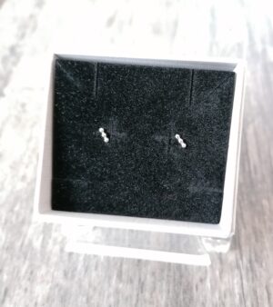 Sterling Silver Stud Earrings - Straight(3x Balls) WN-SS-07