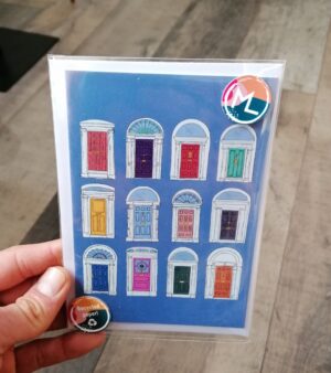 A6 Greeting Card - Clifton Doors