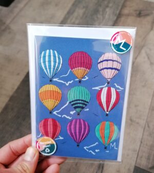 A6 Greeting Card - Bristol Balloons