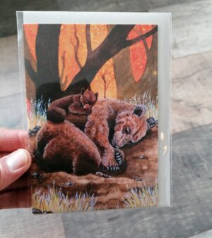 A6 Greeting Card - Sleeping Bears