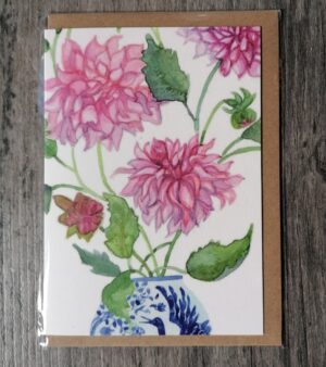 A6 Greeting Card - Dahlia WCGD23