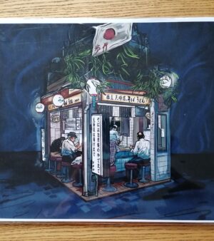 A3 Digital Print - "Night Izakaya"