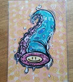 A3 Digital Print - "Tentacle Friend"