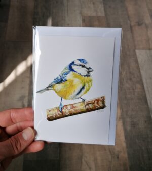A6 Greeting Card - Blue Tit