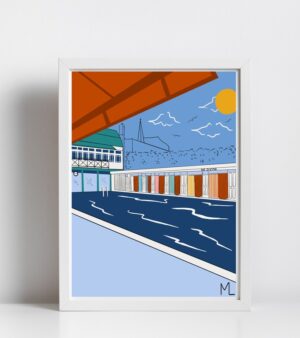 A3 Unframed Print - Clifton Lido