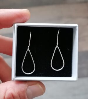 Sterling Silver Drop Earrings - Teardrop Small WN-SD-01