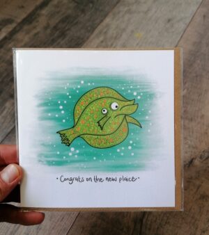 Square Greeting Card - New Plaice 124012